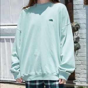 erica CA bear embroidered brandy sweatshirt